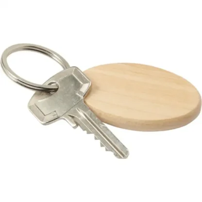 SLEUTELHANGER HOUT OVAAL