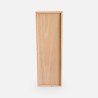 HOUTEN WIJNKISTJE MET HOUTEN DEKSEL