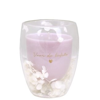 SOJAKAARS IN THEEGLAS - VOOR DE LIEFSTE