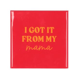 SPREUKTEGEL I GOT IT FROM MY MAMA