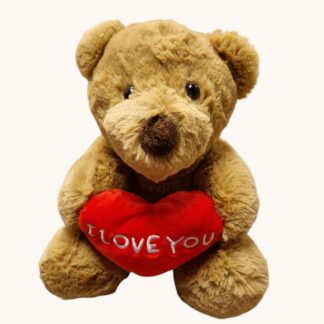 TEDDYBEER MET HARTJE BRUIN