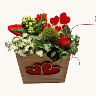 HOUTEN BAKJE VALENTIJN GROOT