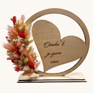 HOEPEL HART OMDA'K JE GERN ZIEN ROZE